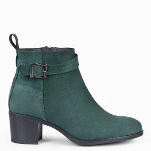 Botines De Mujer<miMaO Seattle - Botines Serraje Mujer En Color Verde