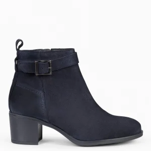 Botines De Mujer<miMaO Seattle - Botines Serraje Mujer En Color Marino