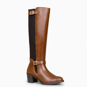 Botas<miMaO Sena – Botas De Vestir Con Cana Elastica Camel