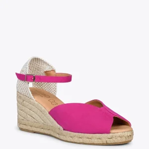 Esparto Y Alpargatas<miMaO Sitges – Cunas De Esparto Con Pala Doble Fucsia