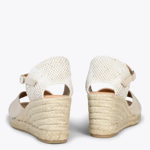 Esparto Y Alpargatas<miMaO Sitges – Cunas De Esparto Con Pala Doble Beige