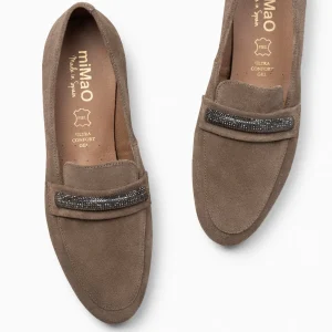 Mocasines Y Blucher<miMaO Slippers Bright - Zapatos Planos Taupe