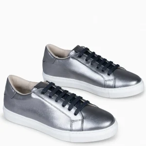Deportivas<miMaO Sneaker - Zapatillas Casual De Mujer Plata Vieja