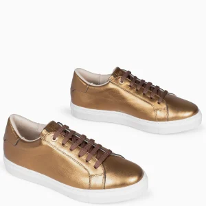Deportivas<miMaO Sneaker - Zapatillas Casual De Mujer Bronce