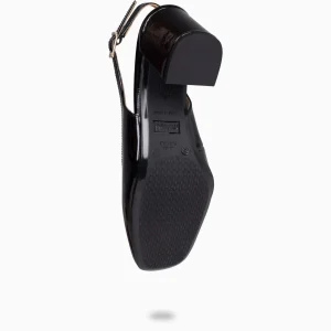 Zapatos De Fiesta<miMaO Sophia - Zapato Tacón Ancho Destalonado Negro