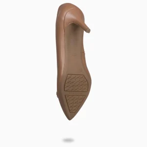 Zapatos De Fiesta<miMaO Stiletto Elegance - Zapatos De Tacón De Aguja Con Adorno Metalizado Camel