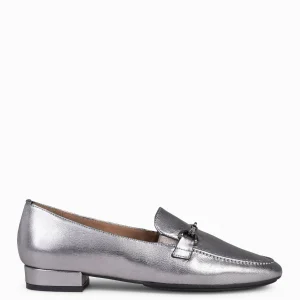 Mocasines Y Blucher<miMaO Style - Mocasines Con Detalle Metalizado Plata