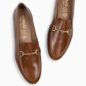 Mocasines Y Blucher<miMaO Style - Mocasines Con Detalle Metalizado Camel