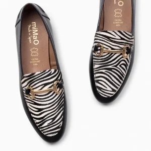 Mocasines Y Blucher<miMaO Style Wild - Mocasines De Mujer Con Estampado Cebra