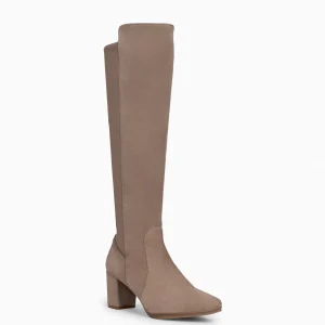 Botas<miMaO Sunset – Botas De Tacón Elasticas Taupe