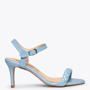 Sandalias De Tacón<miMaO Sunset Sandalias Azules De Tacón De Aguja Elegantes