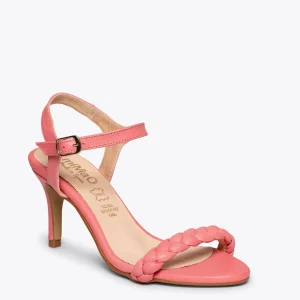 Sandalias De Tacón<miMaO Sunset Sandalias Rosas De Tacón De Aguja Elegantes