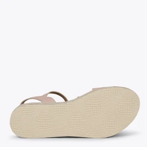 Esparto Y Alpargatas<miMaO Tarifa Sandalias Con Plataforma De Esparto Nude