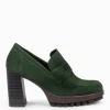 Mocasines Y Blucher<miMaO Trend – Mocasin Con Tacón Y Plataforma Verde