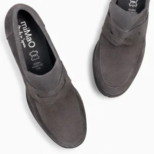 Mocasines Y Blucher<miMaO Trend – Mocasin Con Tacón Y Plataforma Gris
