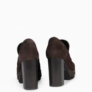 Mocasines Y Blucher<miMaO Trend – Mocasin Con Tacón Y Plataforma Marron