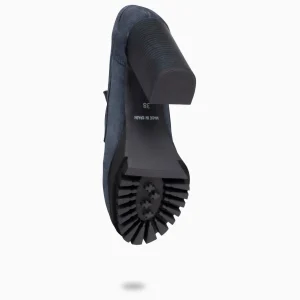 Mocasines Y Blucher<miMaO Trend – Mocasin Con Tacón Y Plataforma Azul