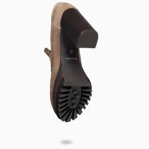 Mocasines Y Blucher<miMaO Trend – Mocasin Con Tacón Y Plataforma Taupe