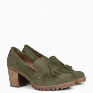 Mocasines Y Blucher<miMaO Trend S - Mocasin De Serraje Con Borla Kaki