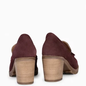 Mocasines Y Blucher<miMaO Trend S - Mocasin De Serraje Con Borla Burdeos