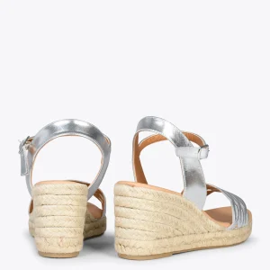 Esparto Y Alpargatas<miMaO Trenza – Cunas De Esparto Natural Trenzadas Plata