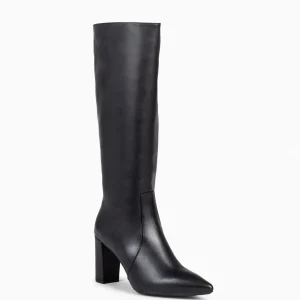 Botas<miMaO Urban - Botas Altas De Tacón Con Cremallera En Napa Negro
