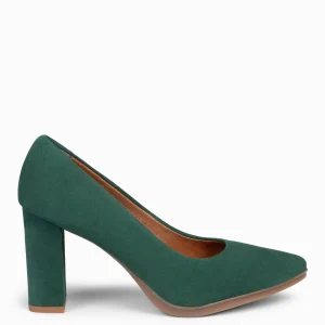 Urban Zapatos De Tacón<miMaO Urban – Zapatos De Tacón Alto De Ante Verde