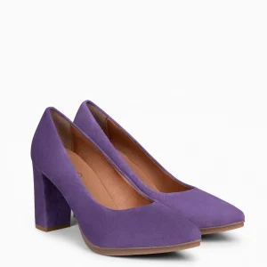 Urban Zapatos De Tacón<miMaO Urban – Zapatos De Tacón Alto De Ante Morado