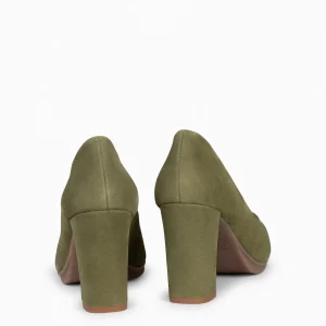Urban Zapatos De Tacón<miMaO Urban – Zapatos De Tacón Alto De Ante Kaki