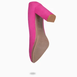 Urban Zapatos De Tacón<miMaO Urban – Zapatos De Tacón Alto De Ante Fucsia