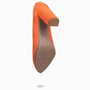 Urban Zapatos De Tacón<miMaO Urban – Zapatos De Tacón Alto De Ante Naranja
