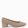 Urban Zapatos De Tacón<miMaO Urban Lady - Zapatos De Tacón Bajo De Serraje Taupe