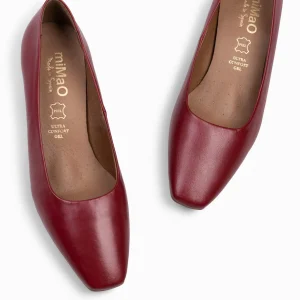 Urban Zapatos De Tacón<miMaO Urban Lady - Zapatos De Tacón Bajo De Napa Granate