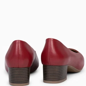 Urban Zapatos De Tacón<miMaO Urban Lady - Zapatos De Tacón Bajo De Napa Granate