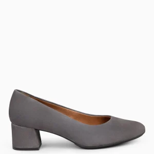 Urban Zapatos De Tacón<miMaO Urban Redondo - Zapatos De Tacón Bajo De Ante Gris