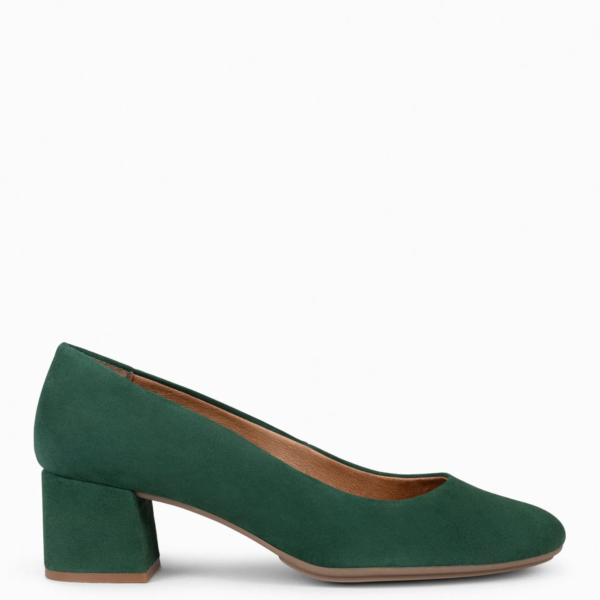 urban_redondo__zapatos_de_0-4.webp Urban Zapatos De Tacón<miMaO Urban Redondo - Zapatos De Tacón Bajo De Ante Verde