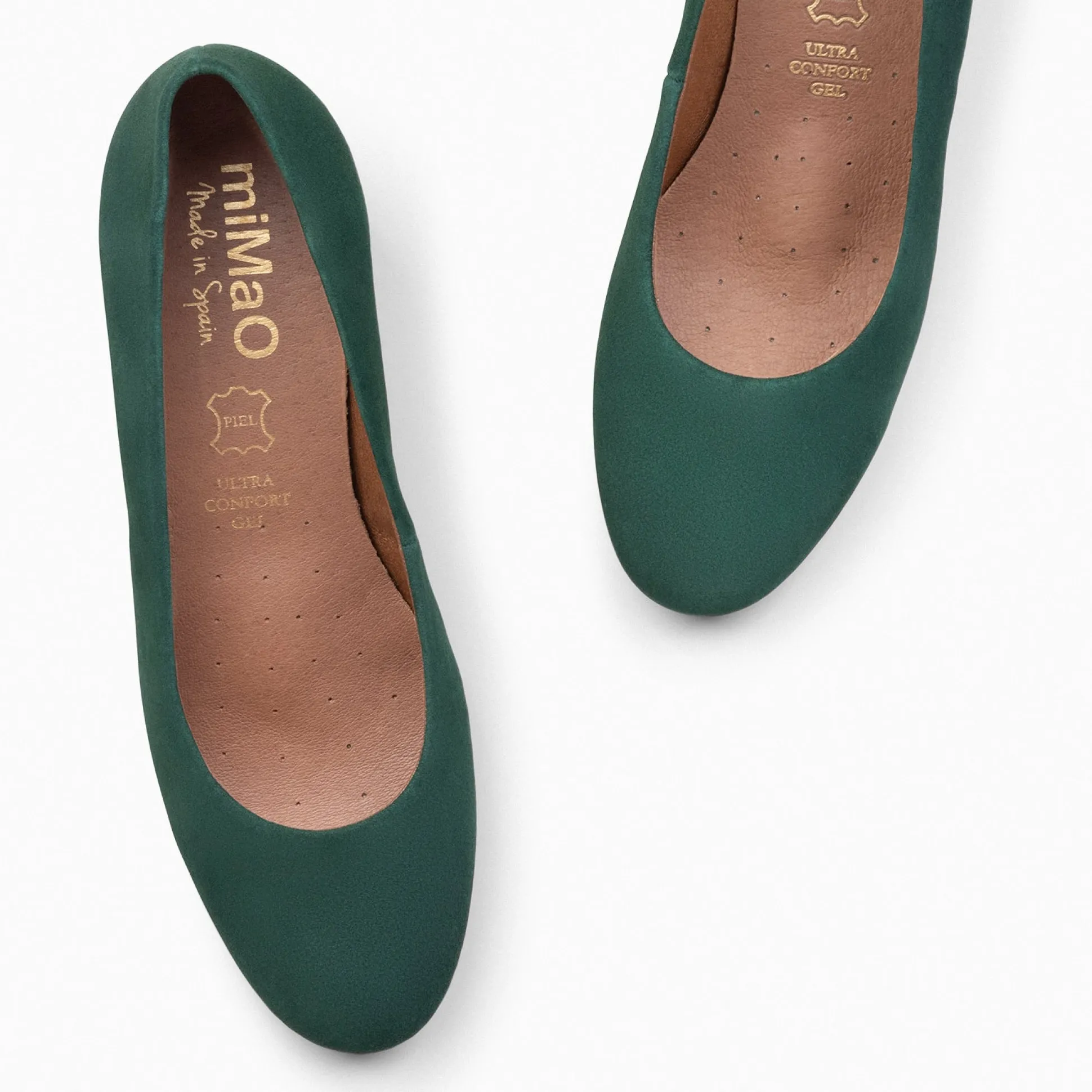 urban_redondo__zapatos_de_2-4.webp Urban Zapatos De Tacón<miMaO Urban Redondo - Zapatos De Tacón Bajo De Ante Verde