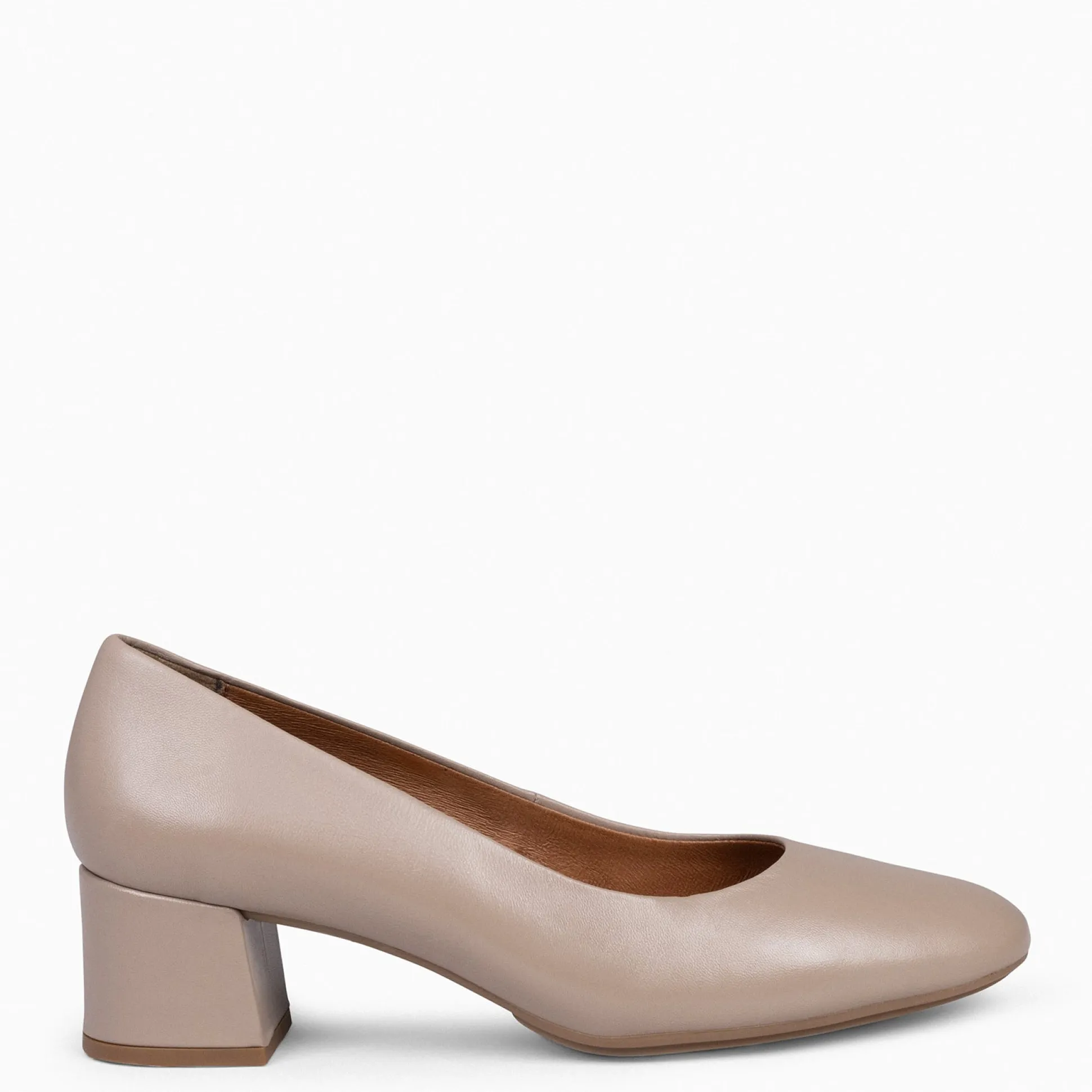 urban_redondo_salon__zapa_0-1.webp Urban Zapatos De Tacón<miMaO Urban Redondo Salon - Zapatos De Tacón Bajo De Napa Taupe
