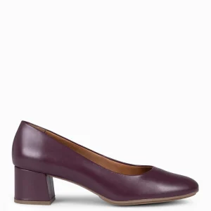 Urban Zapatos De Tacón<miMaO Urban Redondo Salon - Zapatos De Tacón Bajo De Napa Burdeos