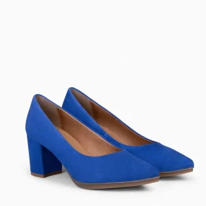 Urban Zapatos De Tacón<miMaO Urban S – Zapatos De Tacón Medio De Ante Azul Electrico