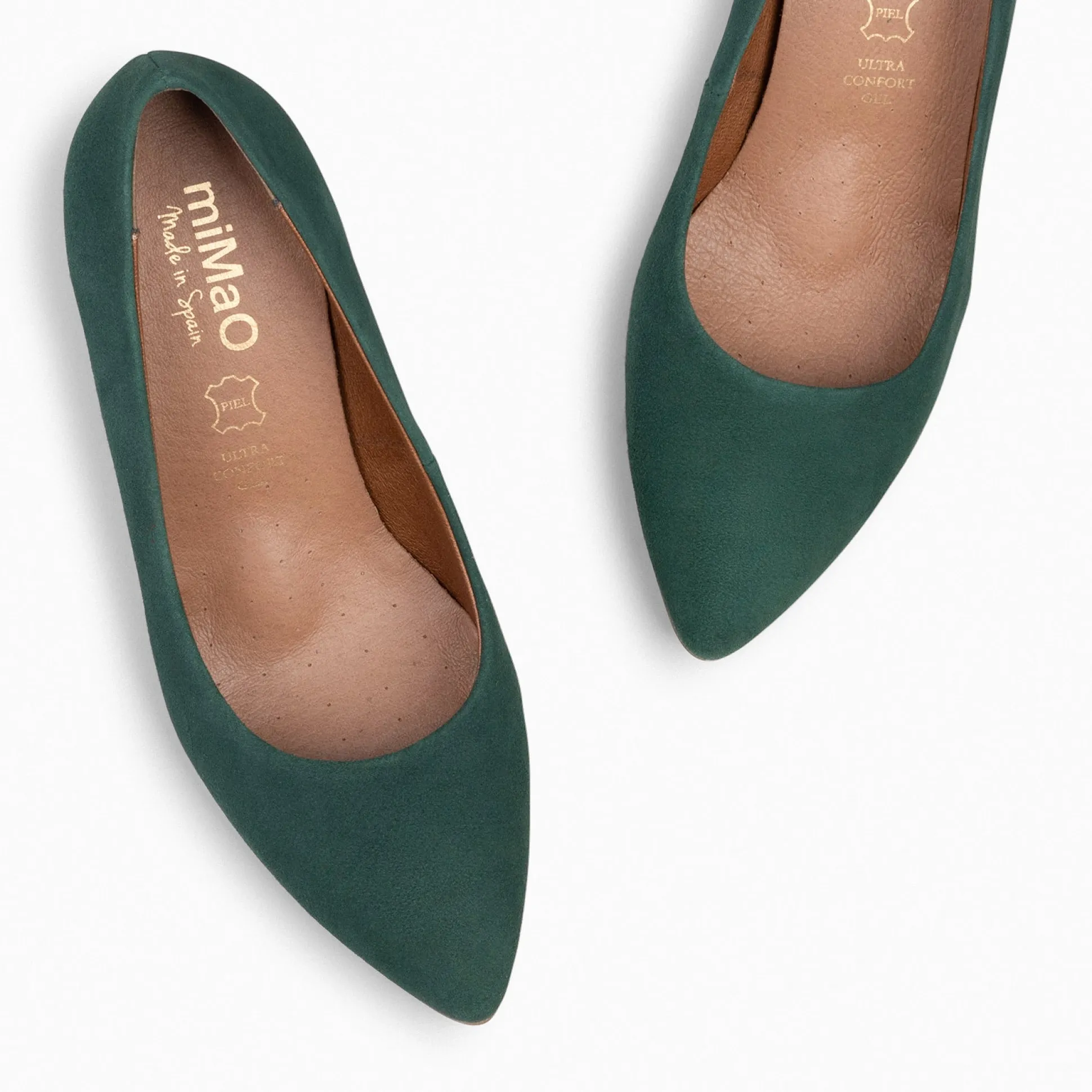 urban_s__zapatos_de_tacn__2-5.webp Urban Zapatos De Tacón<miMaO Urban S – Zapatos De Tacón Medio De Ante Verde Botella