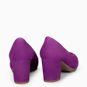 Urban Zapatos De Tacón<miMaO Urban S – Zapatos De Tacón Medio De Ante Violeta