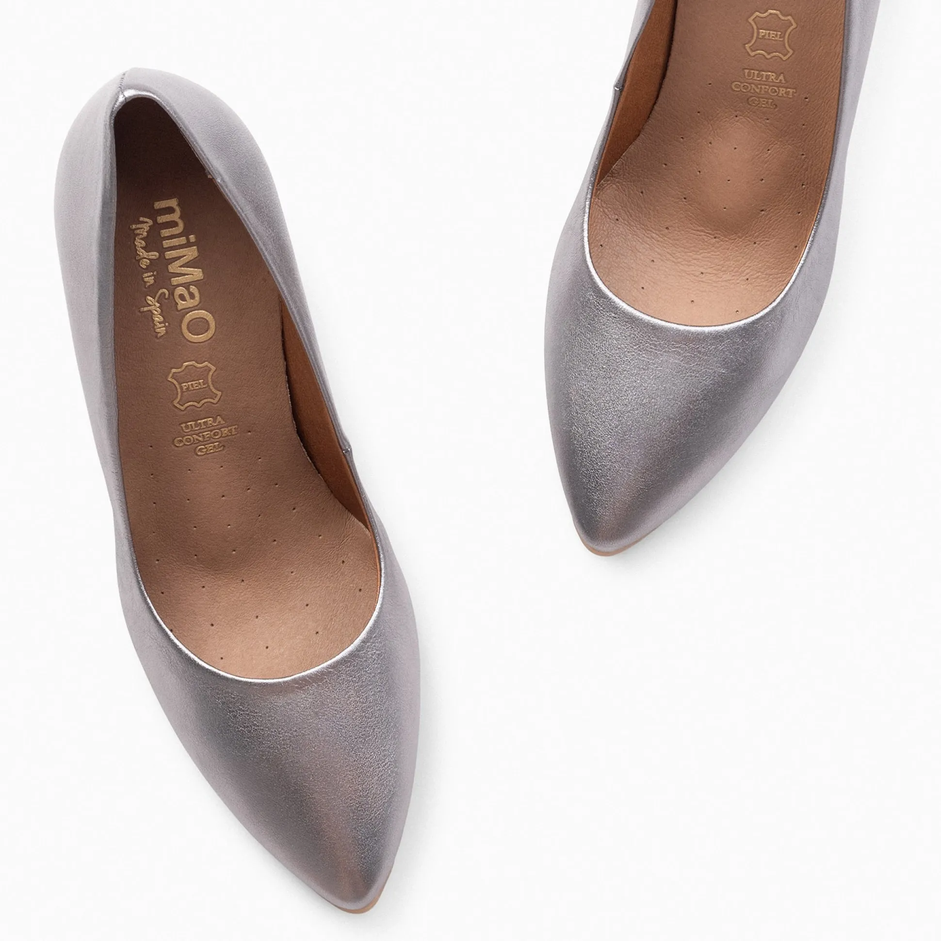 urban_splash__zapatos_de__2.webp Zapatos De Fiesta<miMaO Urban Splash - Zapatos De Tacón Alto De Piel Metalizada Plata