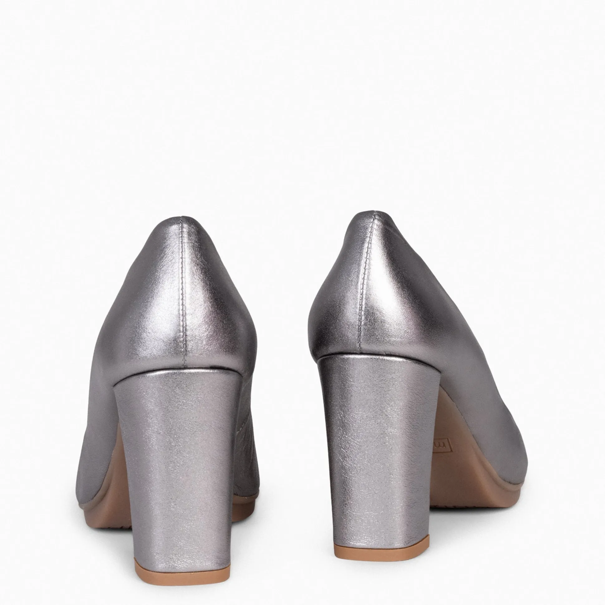 urban_splash__zapatos_de__3.webp Zapatos De Fiesta<miMaO Urban Splash - Zapatos De Tacón Alto De Piel Metalizada Plata