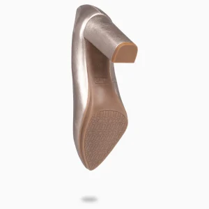 Zapatos De Fiesta<miMaO Urban Splash - Zapatos De Tacón Alto De Piel Metalizada Platino