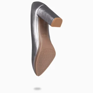 Zapatos De Fiesta<miMaO Urban Splash - Zapatos De Tacón Alto De Piel Metalizada Plata