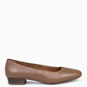 Urban Zapatos De Tacón<miMaO Urban Xs - Zapatos De Tacón Bajo De Napa Camel