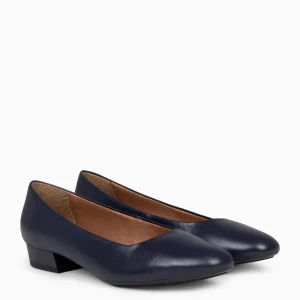 Urban Zapatos De Tacón<miMaO Urban Xs - Zapatos De Tacón Bajo De Napa Marino