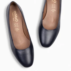 Urban Zapatos De Tacón<miMaO Urban Xs - Zapatos De Tacón Bajo De Napa Marino