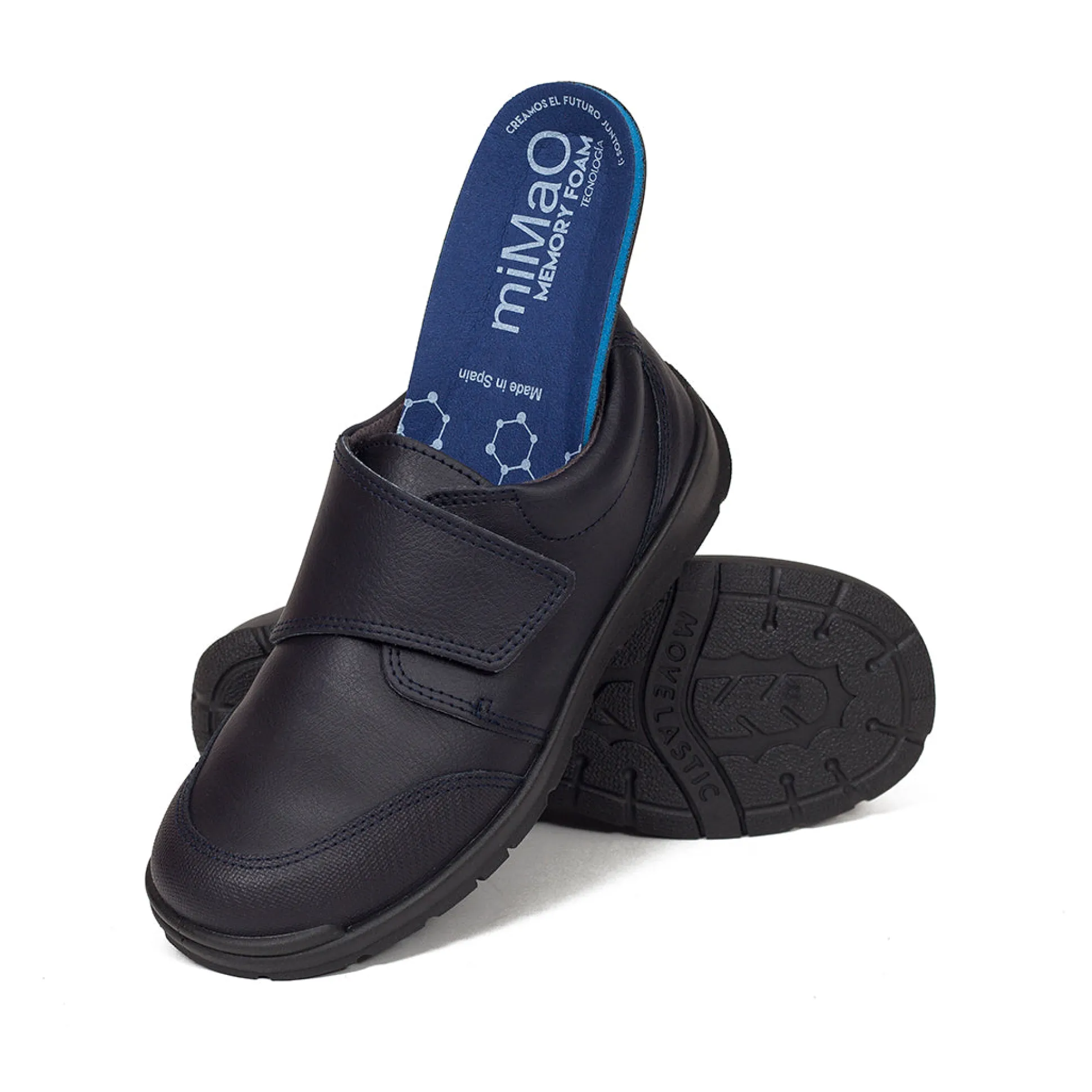 zapatos_colegiales_nios_c_2.webp Zapato<miMaO Zapatos Colegiales Niños Clasico De Velcro En Piel Azul Marino